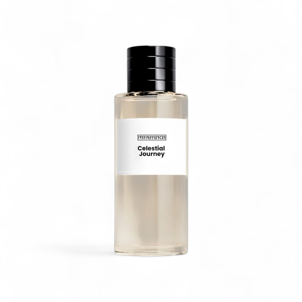 Celestial Journey Extrait de Parfum — rum, patchouli and amber luxury men's fragrance bottle