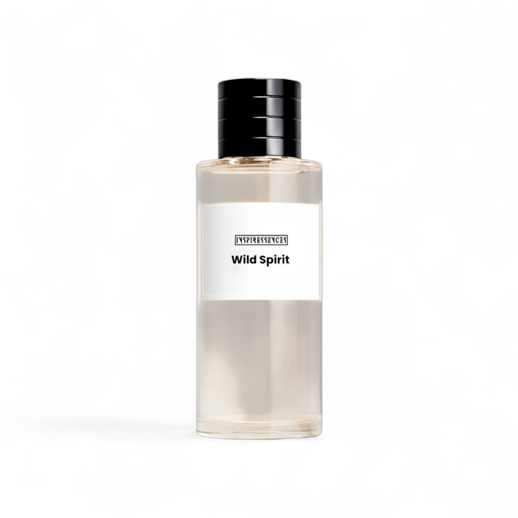 Wild Spirit Extrait de Parfum — bergamot, ambroxan and cedar luxury men's fragrance bottle