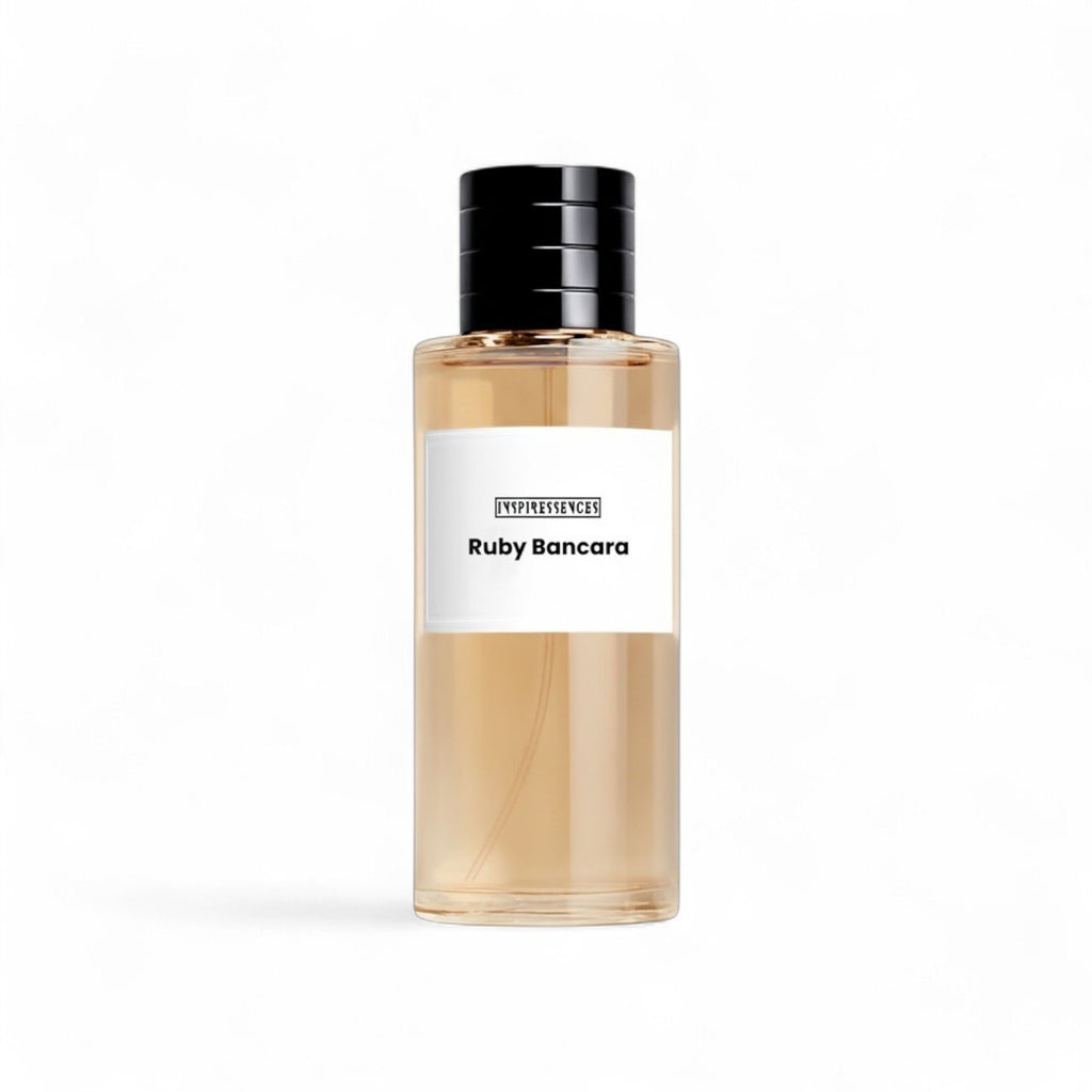 Ruby Bancara Extrait de Parfum — saffron, jasmine and ambergris luxury fragrance bottle