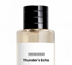 Thunder's Echo 50mL luxury men's Extrait de Parfum — iris patchouli and vetiver