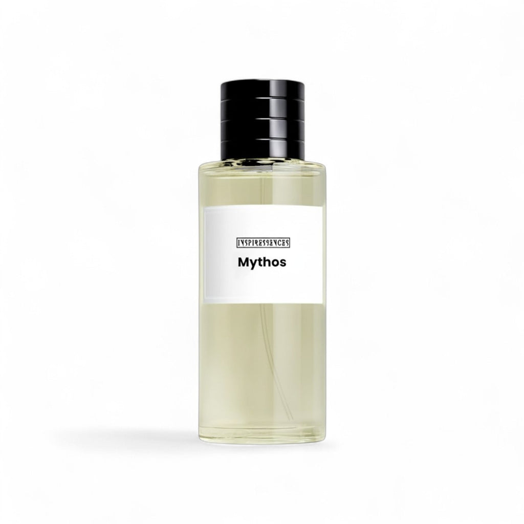 Mythos Extrait de Parfum — lavender, pineapple and tonka luxury men's fragrance bottle