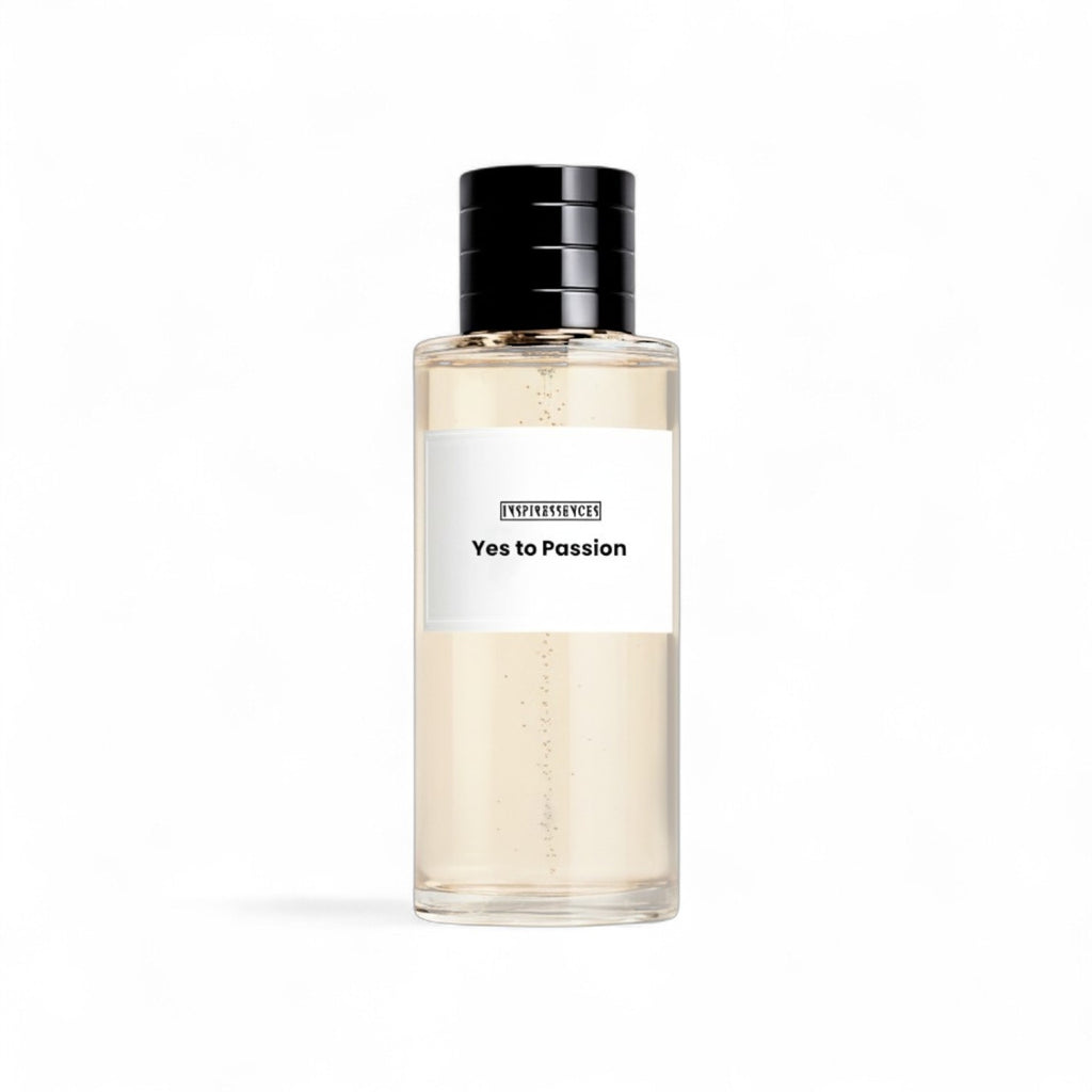 Yes to Passion Extrait de Parfum — rose, pink pepper and vanilla luxury feminine fragrance bottle
