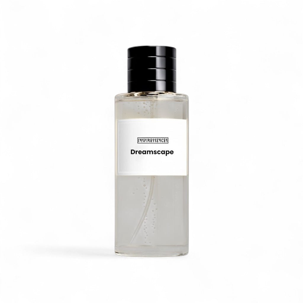 Dreamscape Extrait de Parfum — bergamot, neroli and guaiac wood luxury men's fragrance bottle