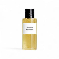 Italian Hide Extrait de Parfum — leather, saffron and olibanum luxury unisex fragrance bottle