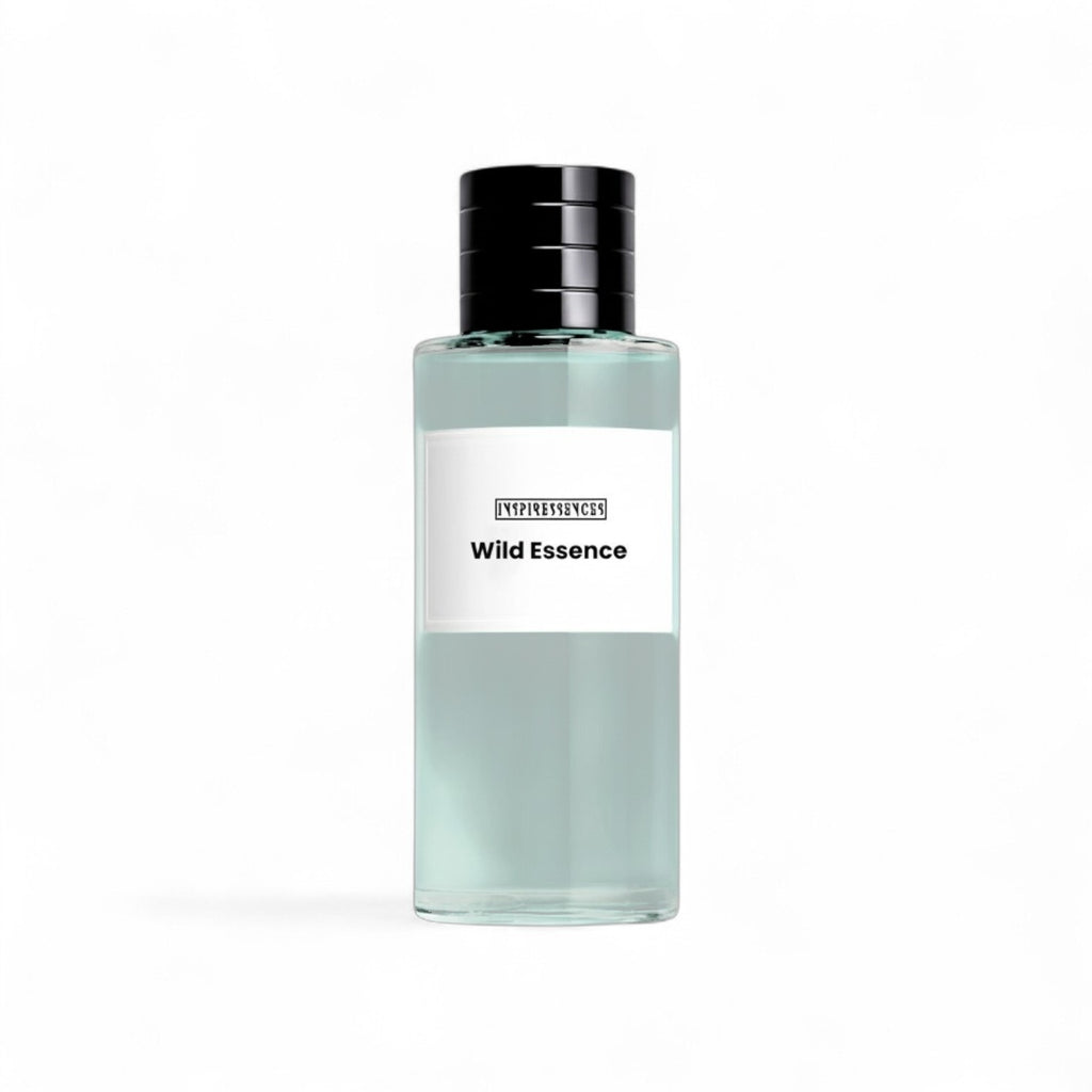 Wild Essence Extrait de Parfum — spiced lavender and vetiver luxury men's fragrance bottle