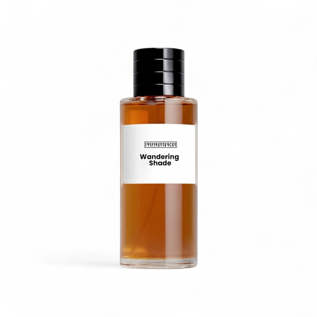 Wandering Shade Extrait de Parfum — rare oud wood and desert amber luxury unisex fragrance bottle