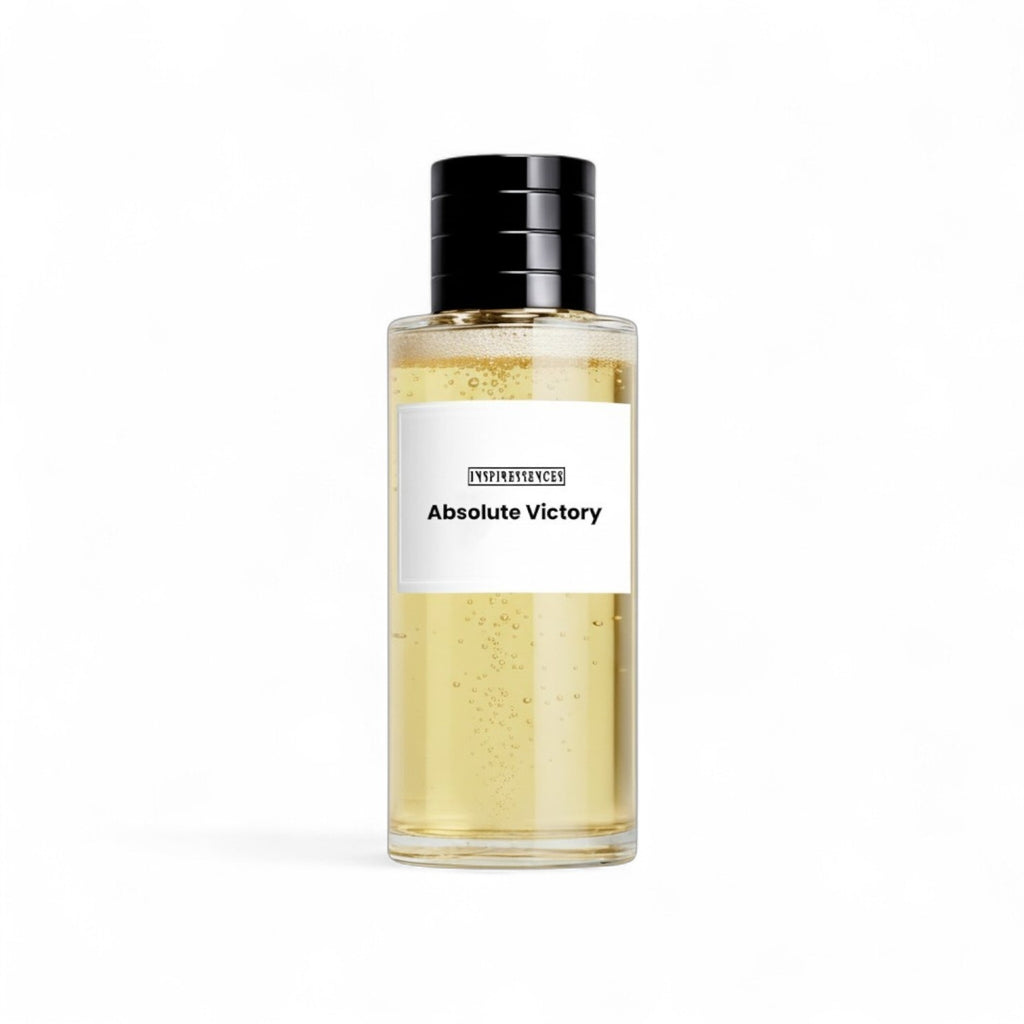 Absolute Victory Extrait de Parfum — grapefruit, ginger and vetiver luxury men's fragrance bottle