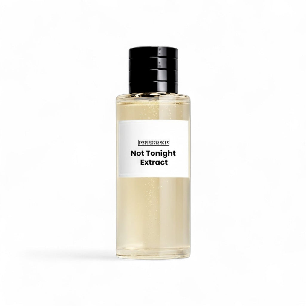 Not Tonight Extract Extrait de Parfum — cocoa, peach and jasmine luxury fragrance bottle