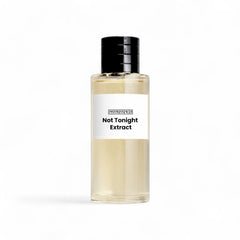 Not Tonight Extract Extrait de Parfum — cocoa, peach and jasmine luxury fragrance bottle